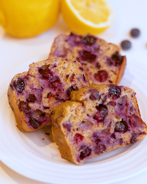 Blueberry Lemon Protein Loaf
