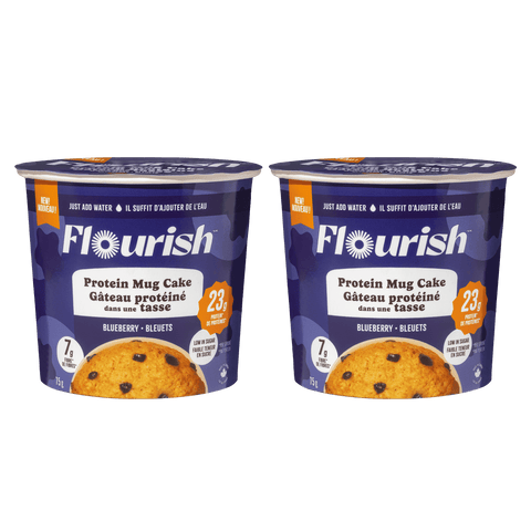 Protein Mug Cake Whey-based High Protein Flourish Blueberry 2 Cups 