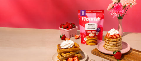 Strawberry Shortcake is here—just in time for summer.23g of Protein, 7g of Fiber, and Berry Delicious!